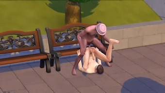 Homosexual Encounters In A Public Park Using Sims 4 Game