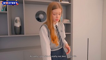 Redhead Student Caught On Webcam, Choose Between Rough Sex And Expulsion.